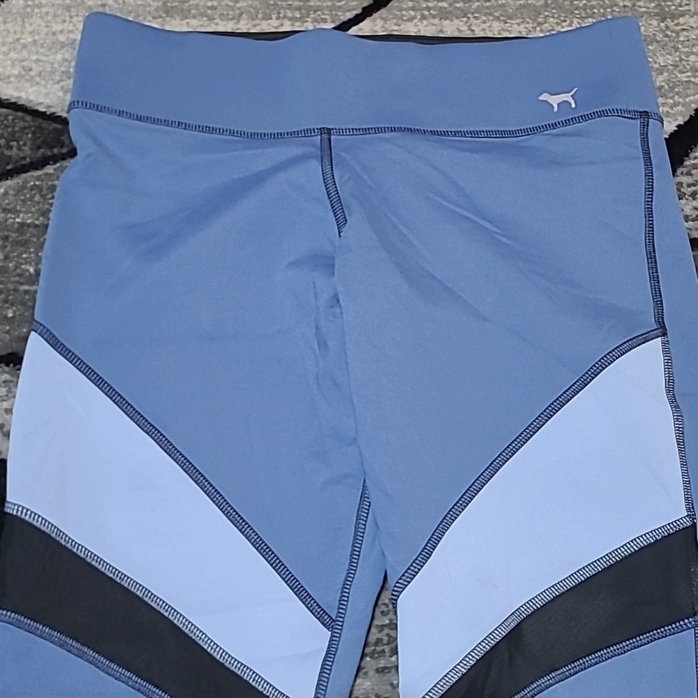 VS PINK 2015 ULTIMATE REVERSIBLE MESH LOGO LEGGINGS - Picture 10 of 15
